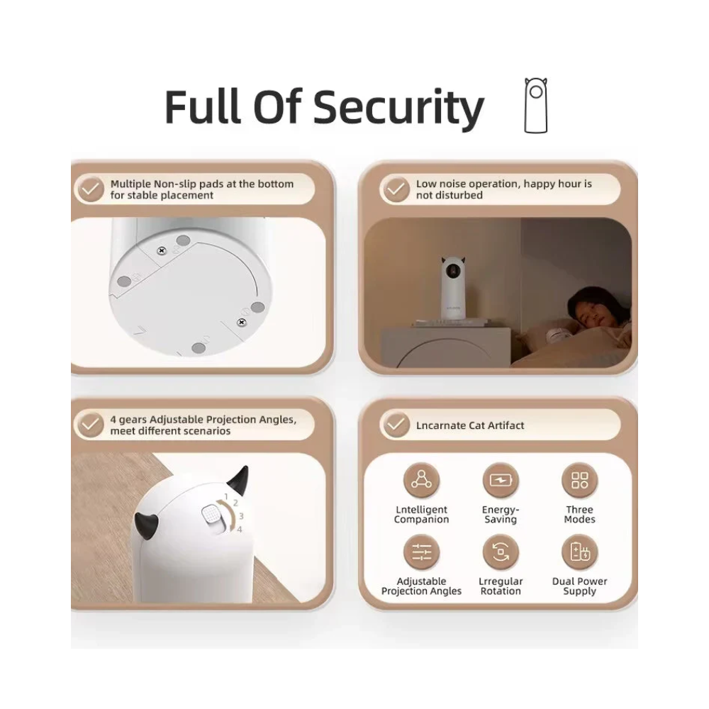 Automatic Cat Toy – Interactive Smart LED Laser