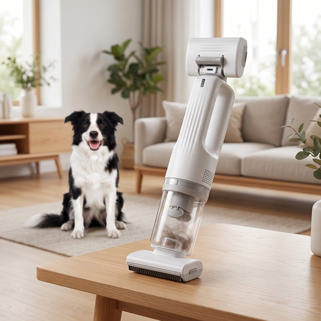 5-in-1 Cordless Pet Grooming Vacuum Kit for Dogs & Cats – Deshedding & Hair Cleanup