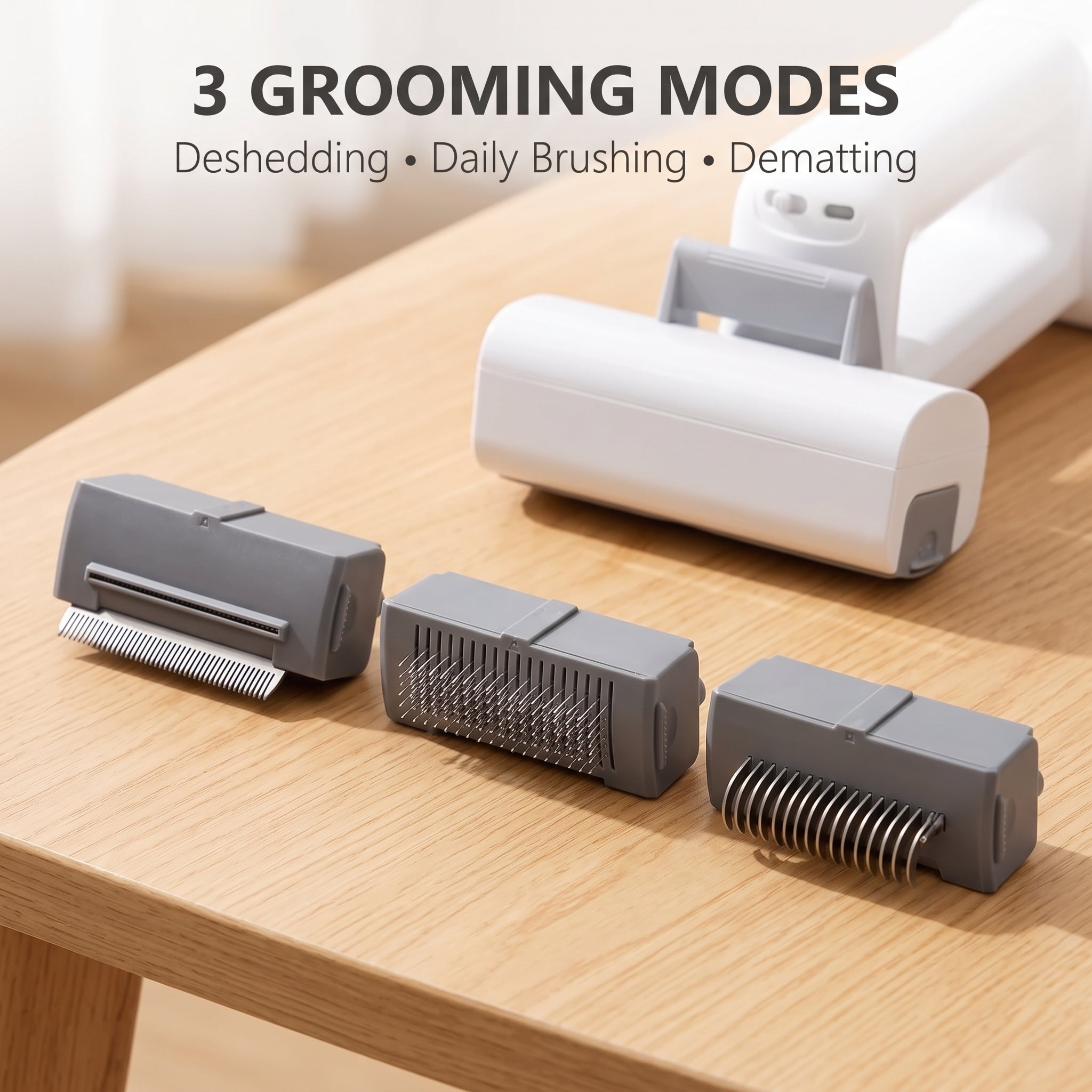 5-in-1 Cordless Pet Grooming Vacuum Kit for Dogs & Cats – Deshedding & Hair Cleanup