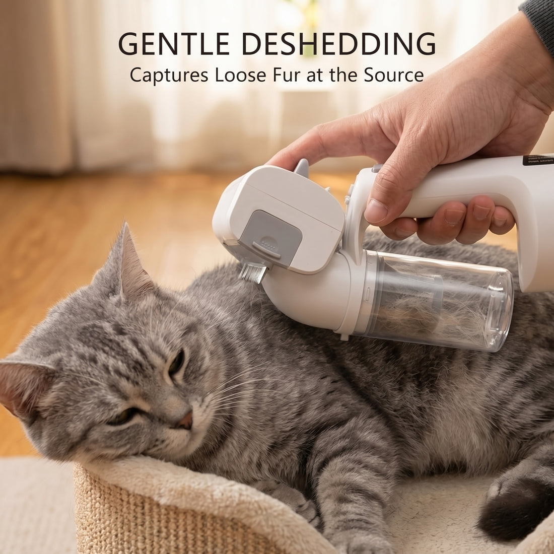 5-in-1 Cordless Pet Grooming Vacuum Kit for Dogs & Cats – Deshedding & Hair Cleanup
